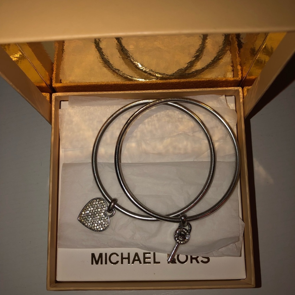 Rose Gold Michael Kors Bangle Bracelets - Picture 3 of 3
